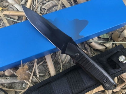 BM140BK Black Tactical Straight Knife EDC