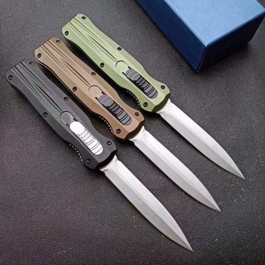 3320 Outdoor Tactical Knives Aluminum Handle D2 Blade