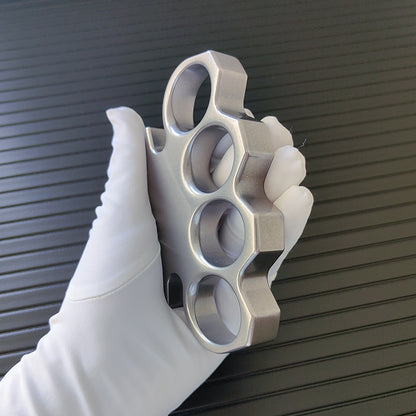 The KING Stone Wash Precision Steel Knuckle Dusters EDC