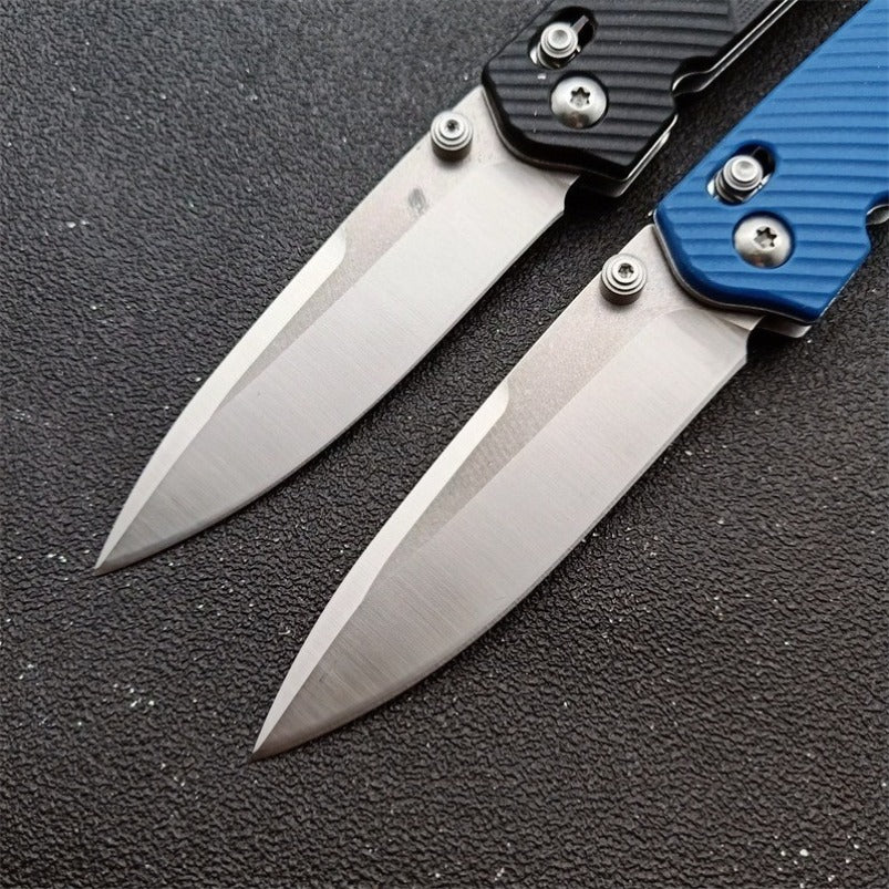 BM485 D2 Steel Folding Knife Fiberglass Edition Handle