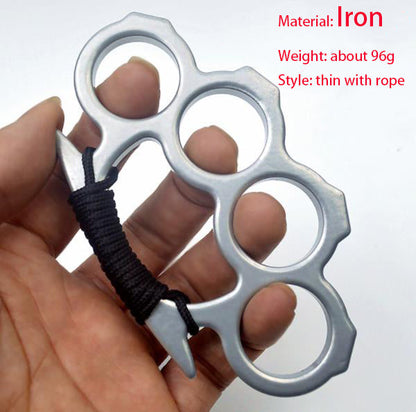 Classic-Iron Knuckle Duster Safety Defense Window Breaker EDC Tool