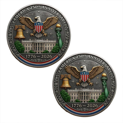 1776 United States 250 Anniversary Medal Exquisite Coin Commemorative Collection