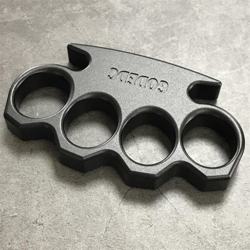 GODEDC Black Lightweight Aviation Aluminum Knuckle EDC