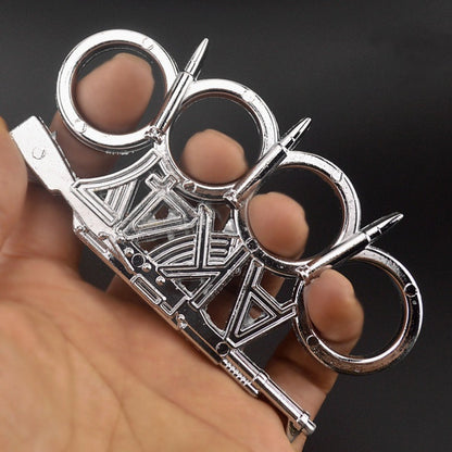 AK47-brass Knuckle Duster Four Finger Tiger with Thorns EDC