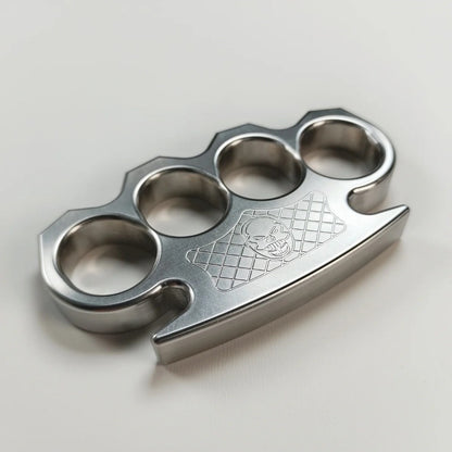 Steel Wrist- Solid Hard Stainless Steel Knuckle Duster EDC