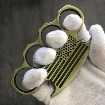 Creative American Flag Design Brass Knuckle Duster EDC