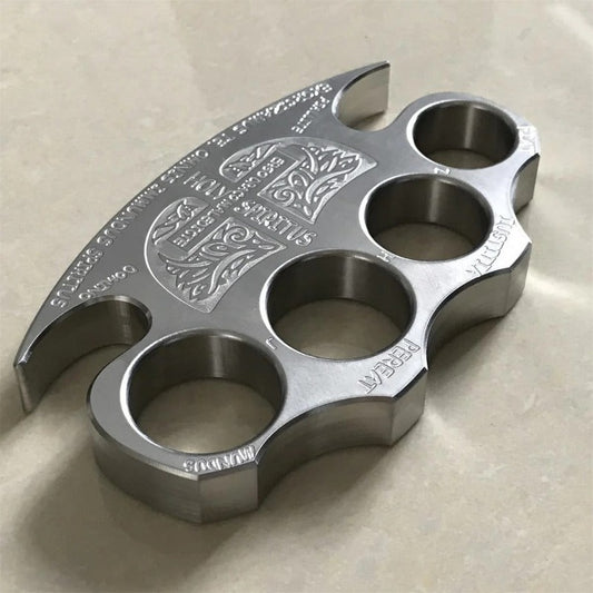 Warrior- 304 Stainless Steel Knuckle Duster - Outdoor