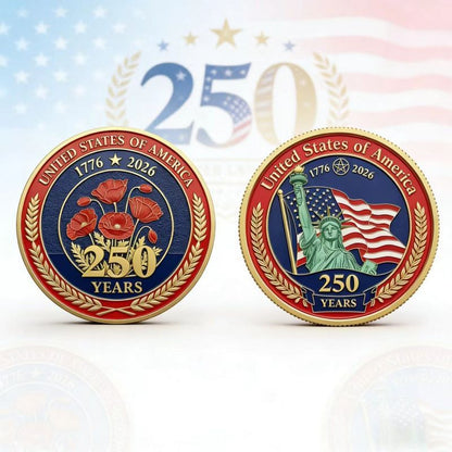 Statue of Liberty 250th Anniversary Golden Commemorative Coin
