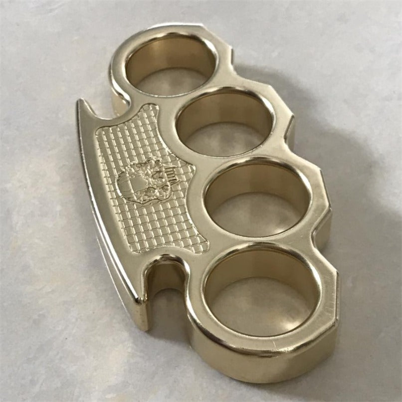 High Quality EDC Mini Classic Brass Skull Knuckle EDC