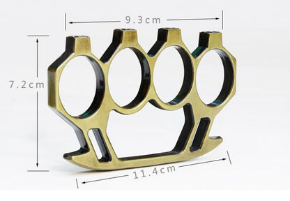 T-Multicolor Brass Knuckle Duster Autodefesa Boxe