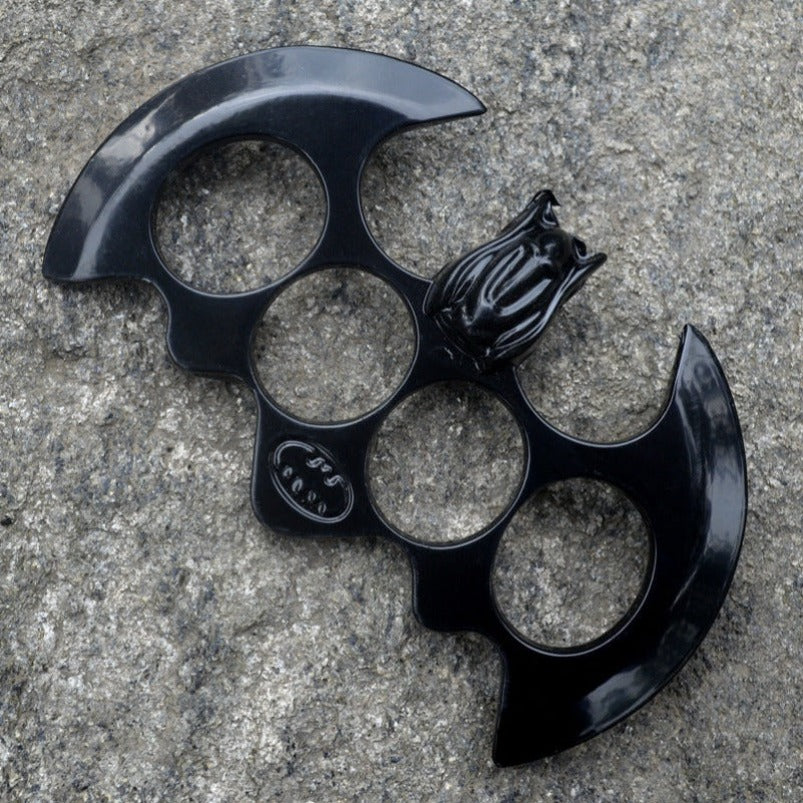 Bat-Brass Knuckle Duster Self Defense Car Broken Window