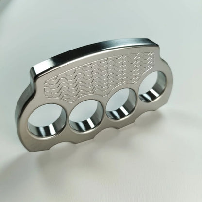 Steel Wrist- Solid Hard Stainless Steel Knuckle Duster EDC