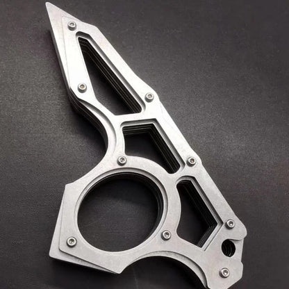 Dragon Teeth-Steel Knuckle Duster Finger Spiked Protective Tool