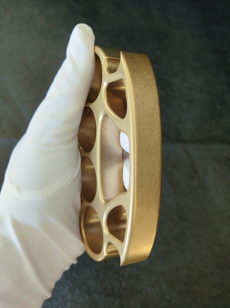 High Quality Stonewashed Brass Knuckle Duster Bottle Opener EDC