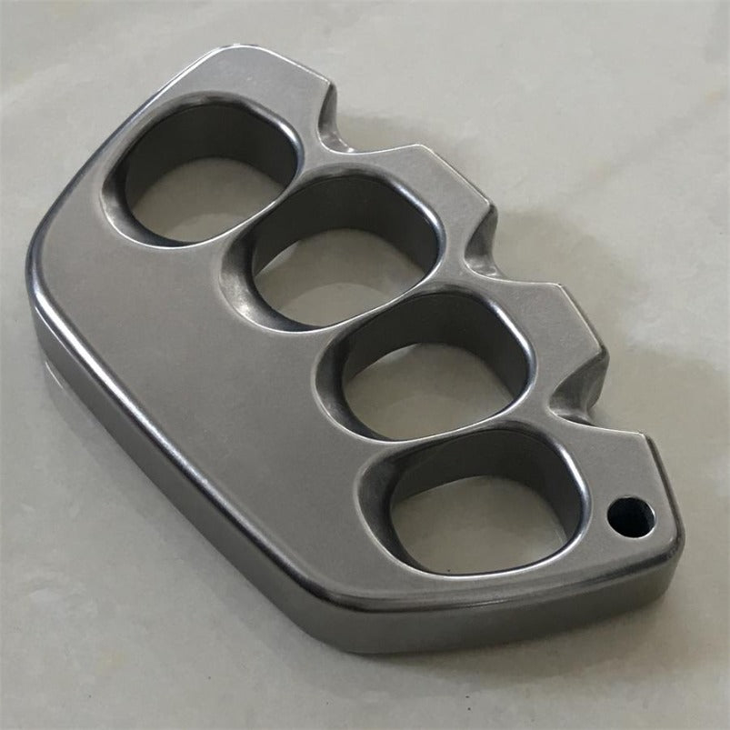 Hard Big Finger Hole Titanium Knuckle Dusters EDC