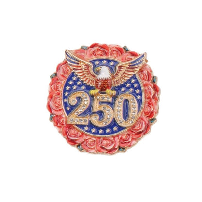 2026 American 250 Anniversary Souvenir Brooch Independence Day Corsage Coat Coat Pin Accessories