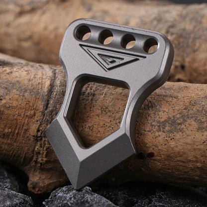 Mini Single Finger Knuckle Duster Safety-defend Pendant EDC