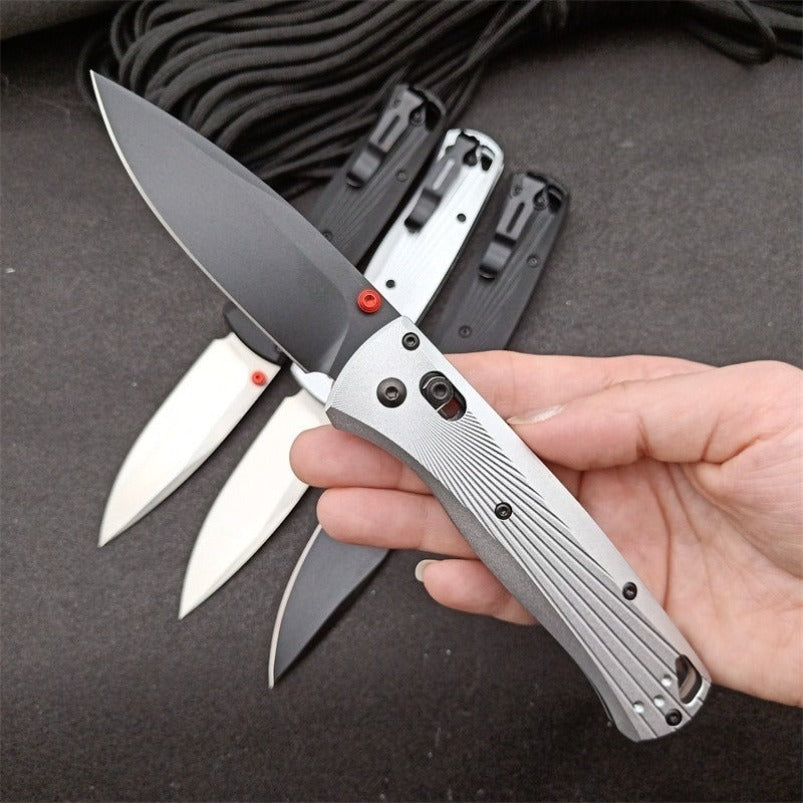 BM535 BK-4 Titanium Handle Folding Knife EDC