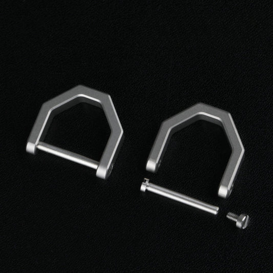 TC4 Horseshoe D Buckle Keychain Lock