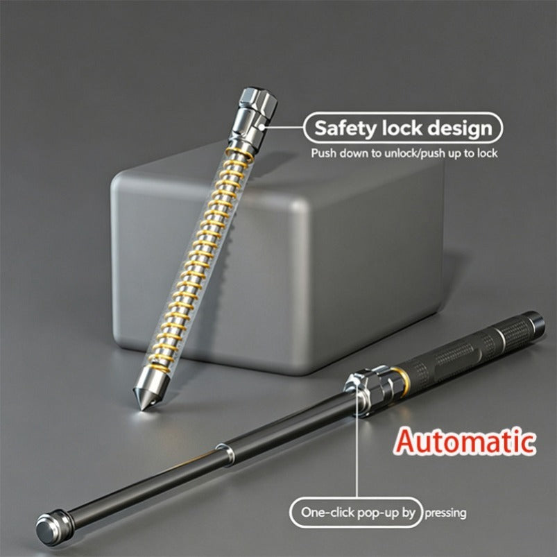 Telescopic Stick 21 26 32 Inch Alloy Steel Self-defense Tool Baton