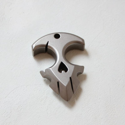 TC4 Titanium Knuckle Duster Collana con ciondolo di sicurezza EDC