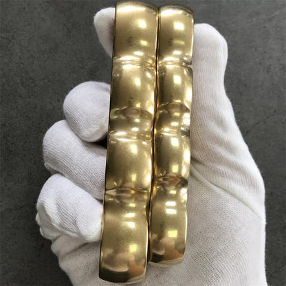 Classic Stonewashed Brass Knuckle Duster EDC