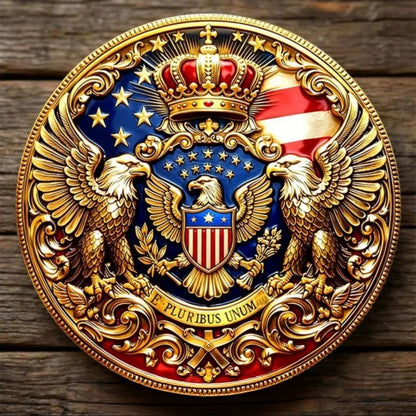 New American 250 Anniversary Coin Gold Plated Statue of Liberty Commemorative Coin Collection