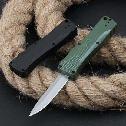 BM 4850 Stonewashed Blade Zinc Aluminum Handle Tactical Knife