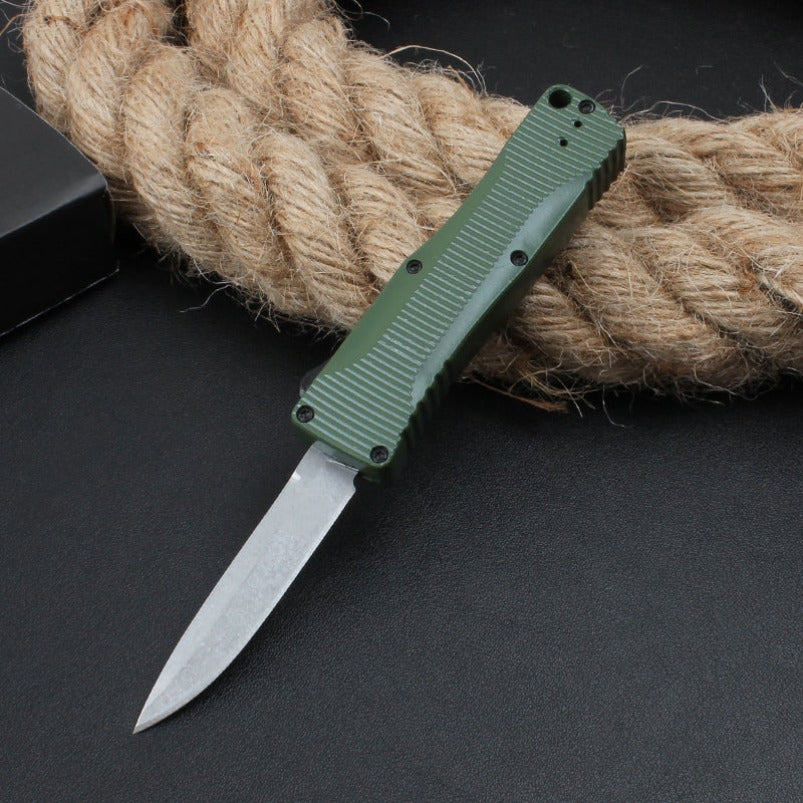 BM 4850 Stonewashed Blade Zinco Alumínio Cabo Faca Tática
