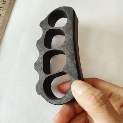 Pea-Carbon Fiber Knuckle Duster Self-protection Gear EDC