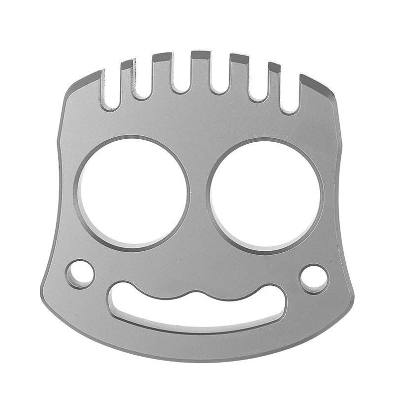 Brook- Steel Knuckle Duster Female Anti Wolf Defense ED