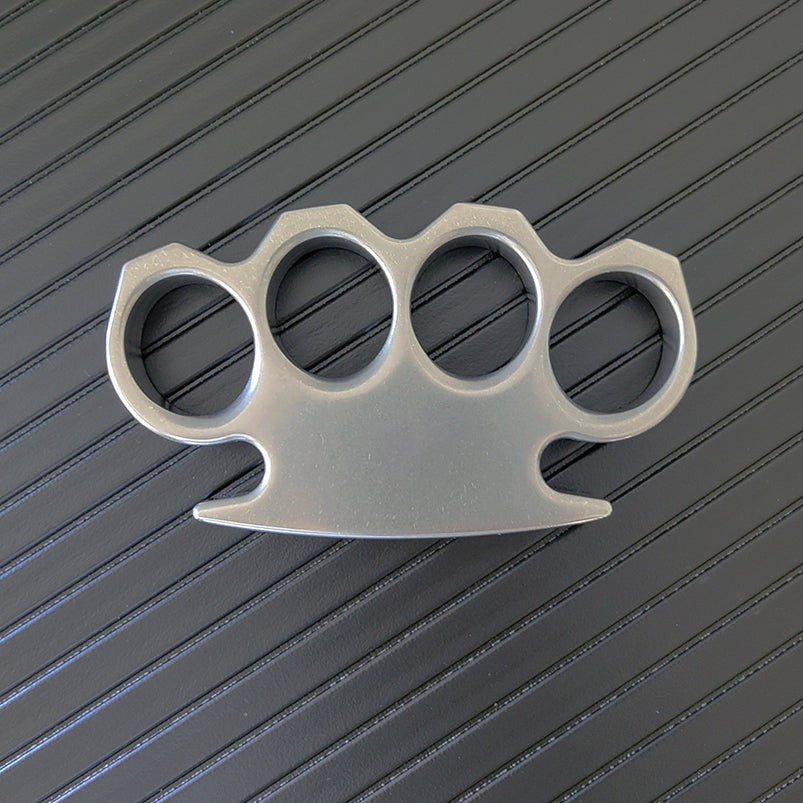 The KING Stone Wash Precision Steel Knuckle Dusters EDC