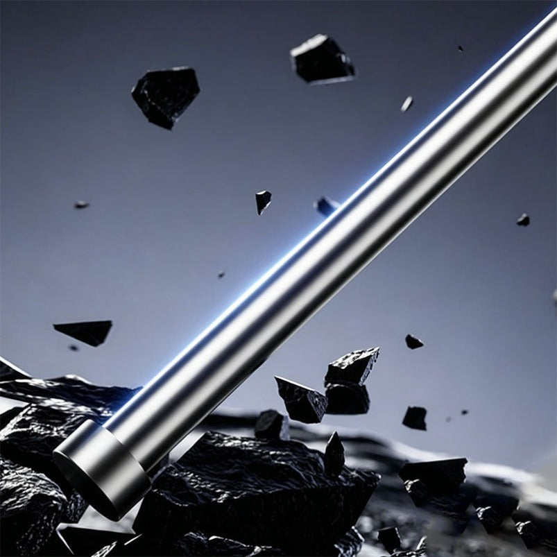 Portable Trekking Pole Baton Window Breaker Cone Multi-Tool
