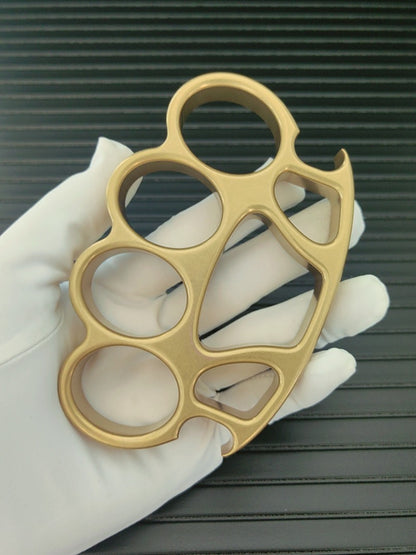 High Quality Stonewashed Brass Knuckle Duster Bottle Opener EDC