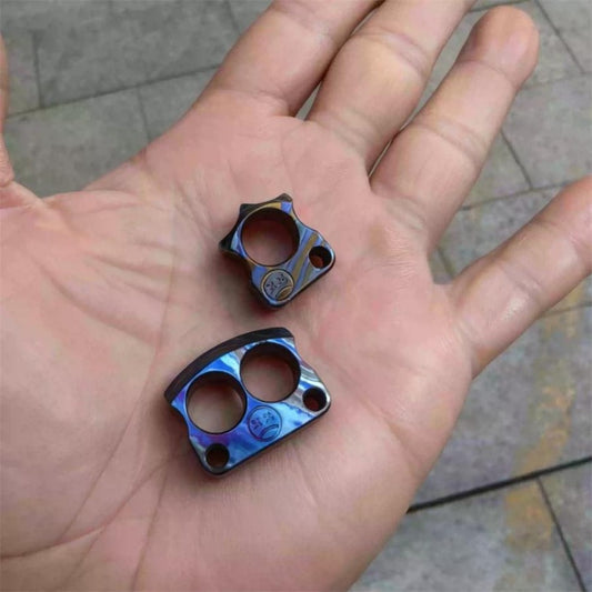Mini Titanium Knuckle Duster Pendant Jewelry