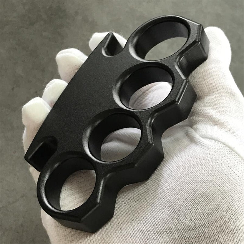 Black Aviation Aluminum Lightweight Knuckle Duster EDC
