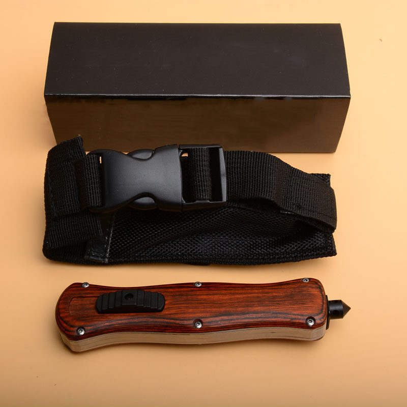 Wilderness Tactical Knife Wood Handle Pocket Knives EDC