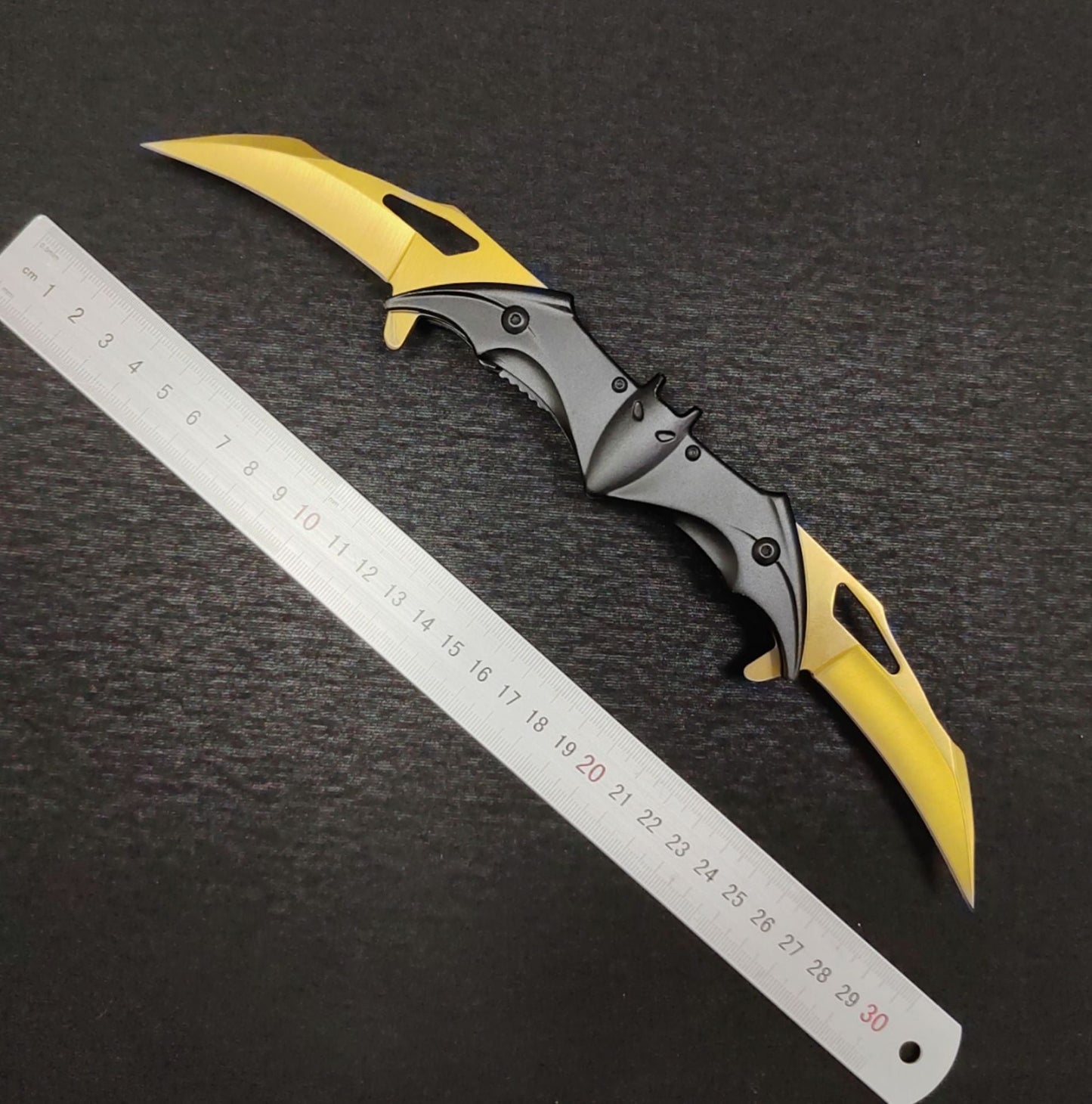 Double Blade Folding Knife Fashion Bat Knives