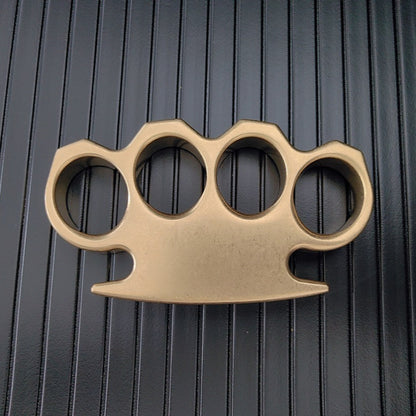 The KING GOD Classic Stonewashed Brass Knuckle Duster EDC