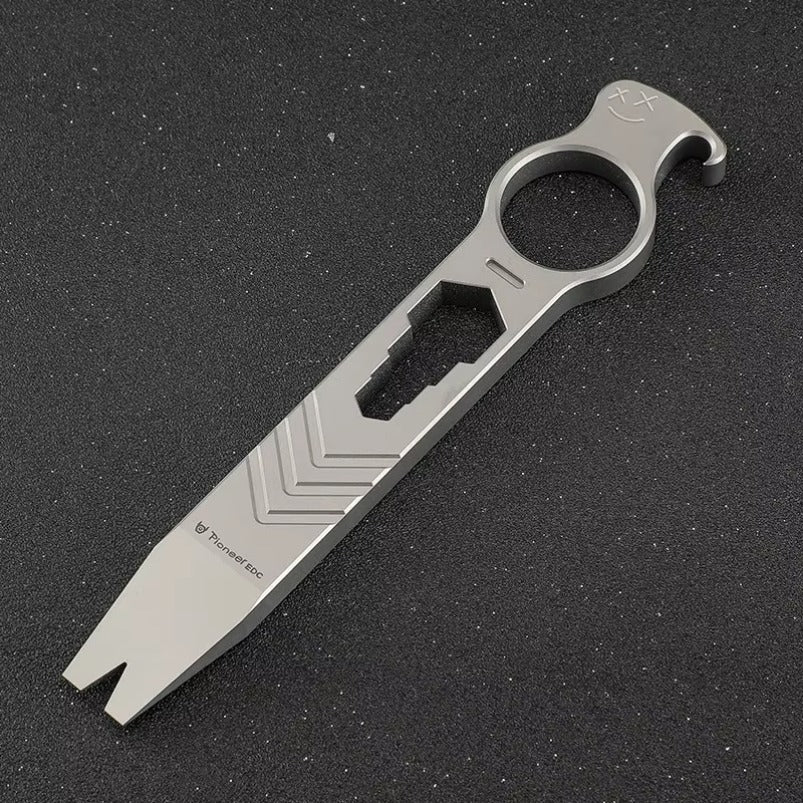 Titanium Alloy Crowbar Screwdriver Opener Wrench Stick EDC