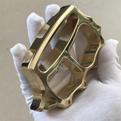 Solid Thickened Brass Knuckle  Broken Window EDC Paperweight