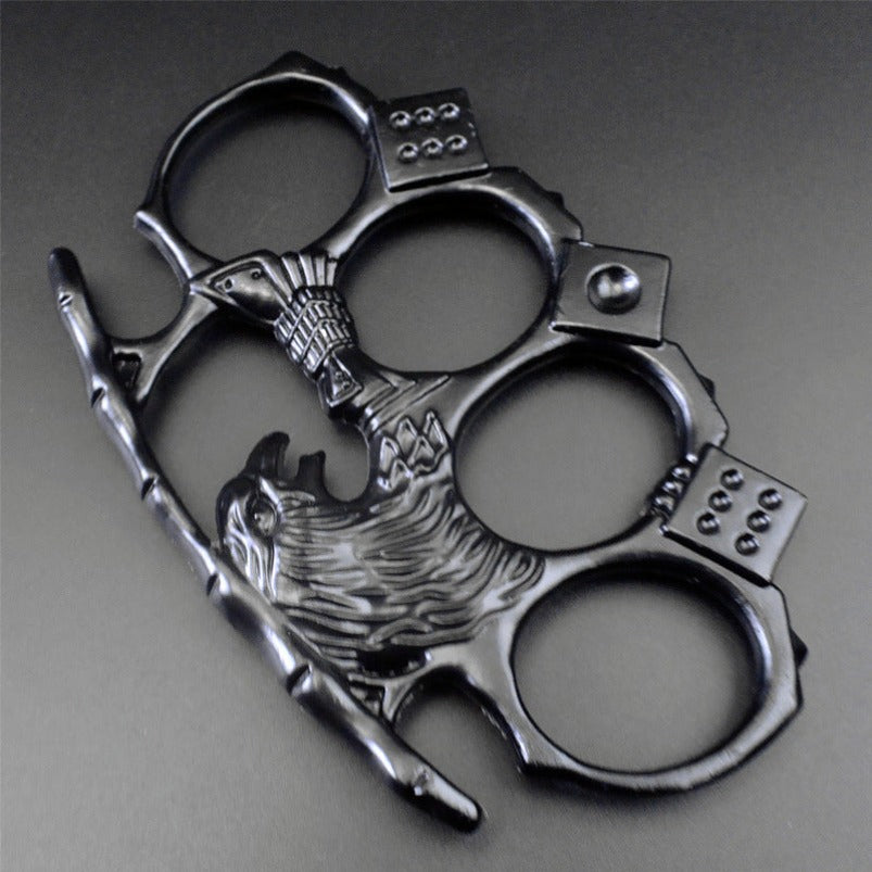 Dice Game-brass Knuckle Duster Self-protection Finger Spiked EDC