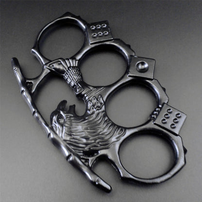 Dice Game-brass Knuckle Duster Self-protection Finger Spiked EDC
