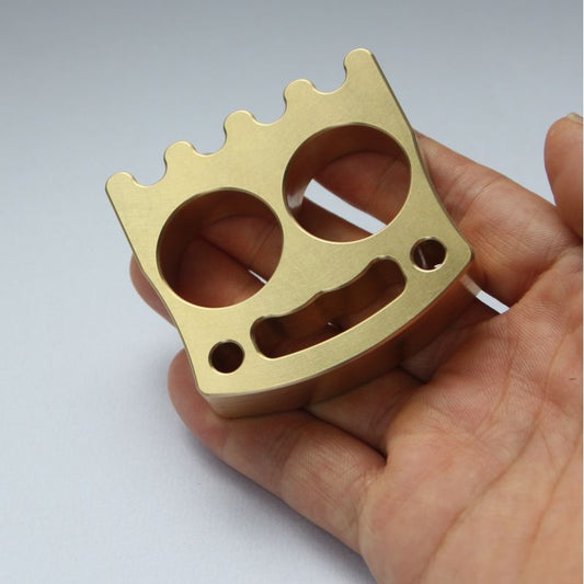 Brook- Mini Double Finger Brass Knuckle Duster EDC