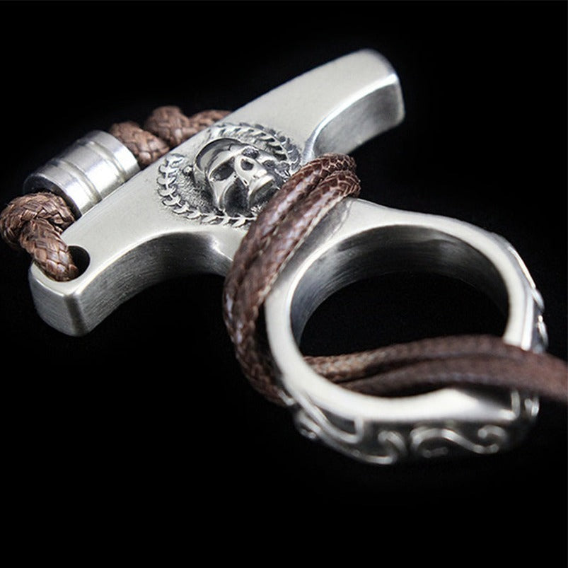 Vintage Skull Brass Knuckle Duster - Skull