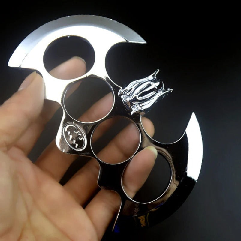 Bat-Brass Knuckle Duster Self Defense Car Broken Window