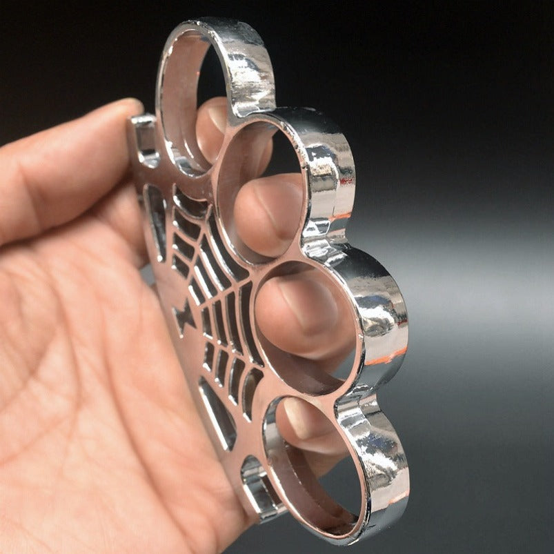 Cobweb-brass knuckle duster Training Self-defense Broken Window