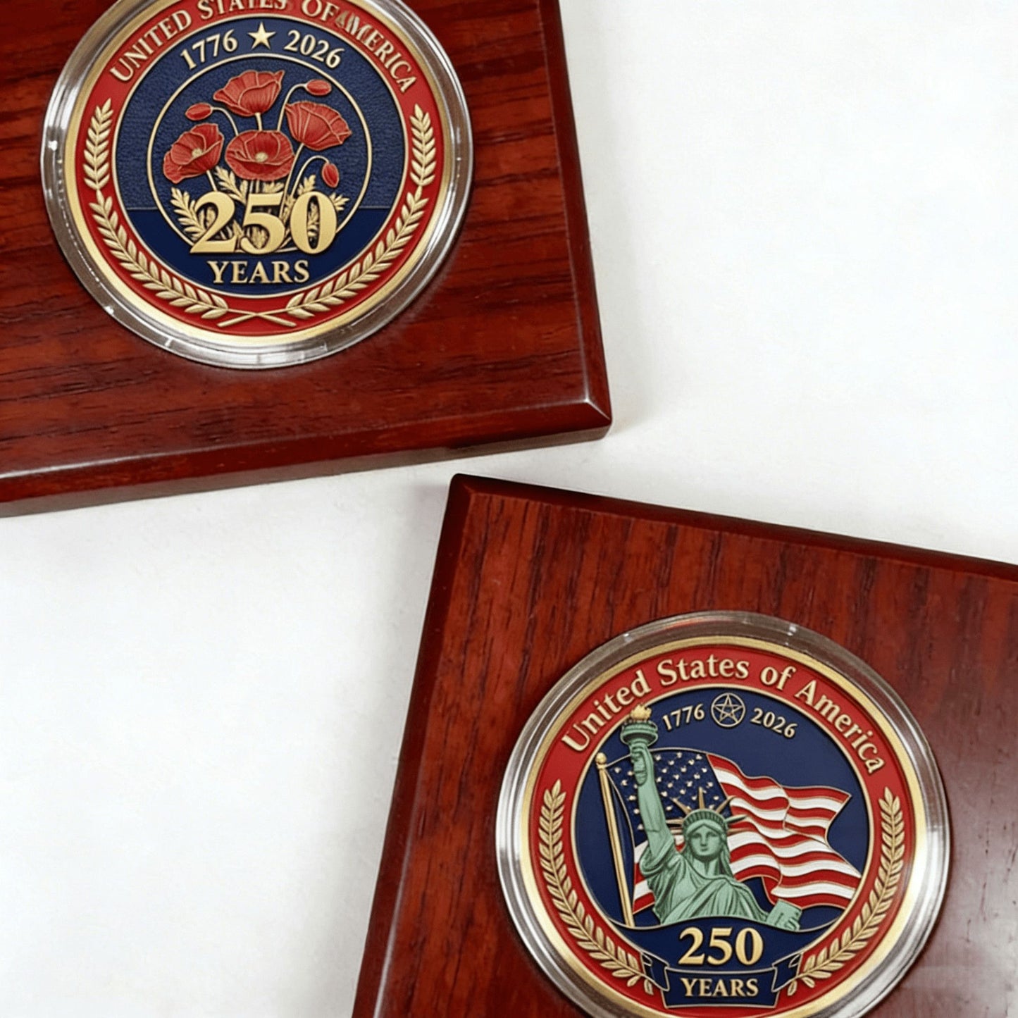 Statue of Liberty 250th Anniversary Golden Commemorative Coin
