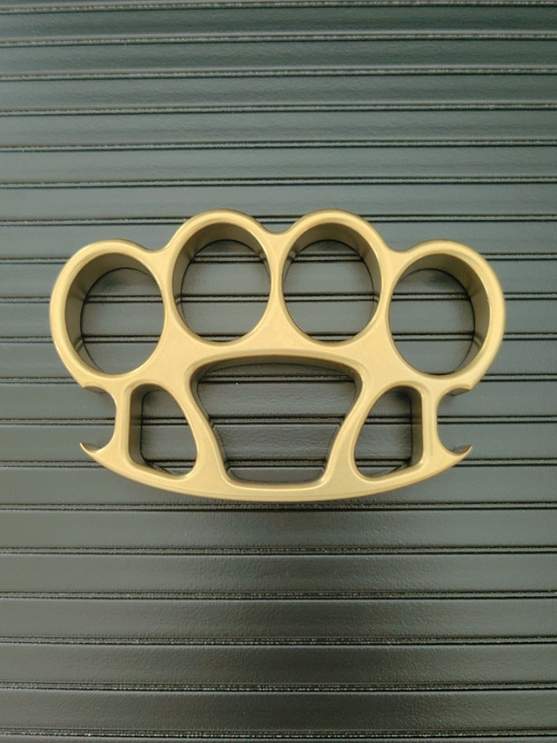 High Quality Stonewashed Brass Knuckle Duster Bottle Opener EDC