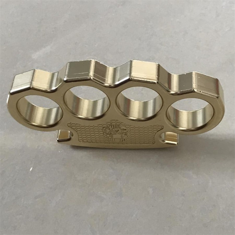 Brass Classic Skull Mini Knuckle Dusters Self Defense EDC